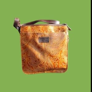 Relic Women's Handbag Brown With Embroidered Pattern